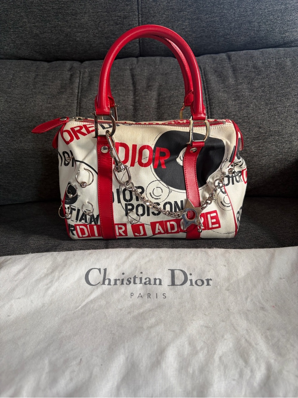 Christian Dior "Hardcore" Collection bowling bag